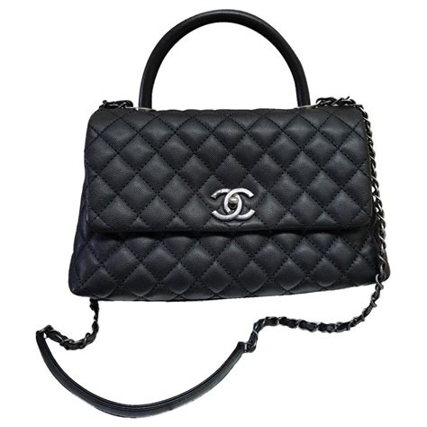 chanel mini tasje|Mini tassen leder Chanel zwart in Leder .